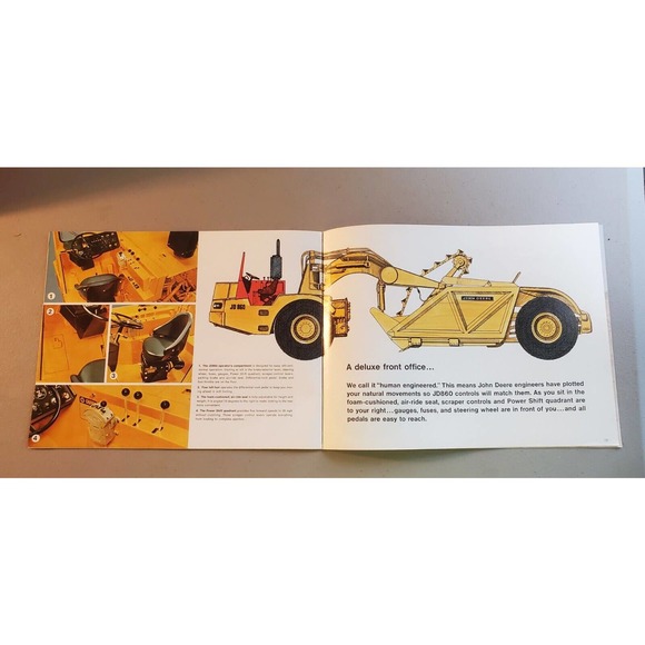 John Deere 860 Scraper Sales Brochure - Picture 5 of 6